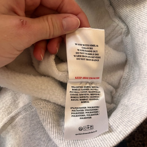 The Couture Club Multi-Badge Chenille Cotton-Blend Hoodie - Picture 11 of 12